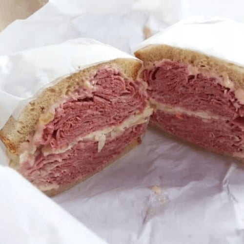 Hot Corned Beef Sandwich - In Store.