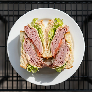 Turkey Pastrami Sandwich